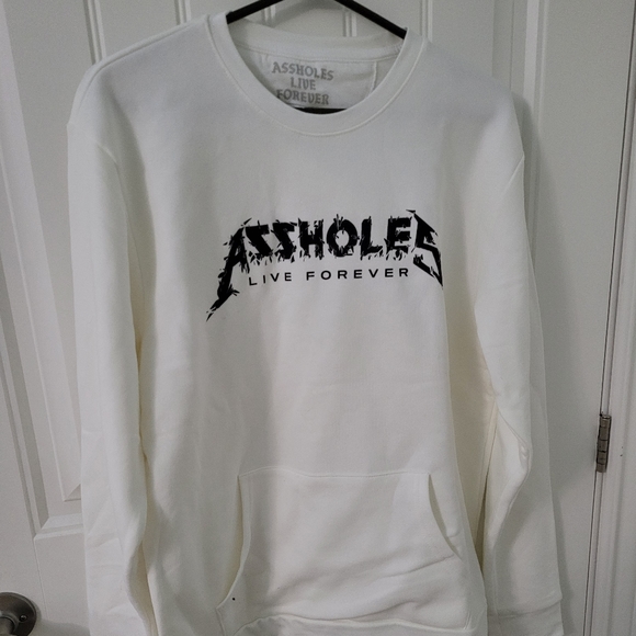 NWOT Assholes Live Forever Sweatshirt Large - Picture 1 of 7